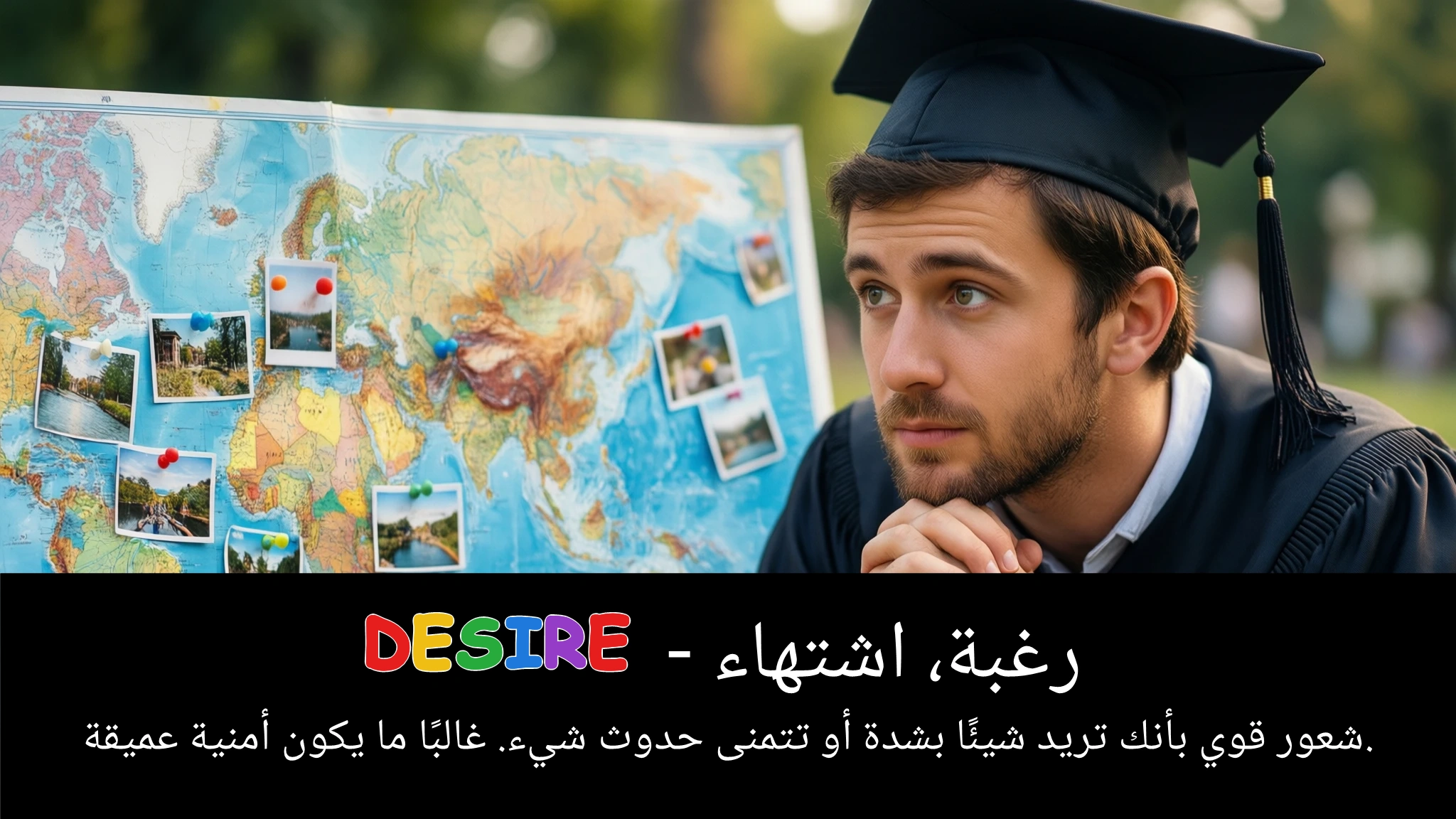 Arabic Illustration for desire